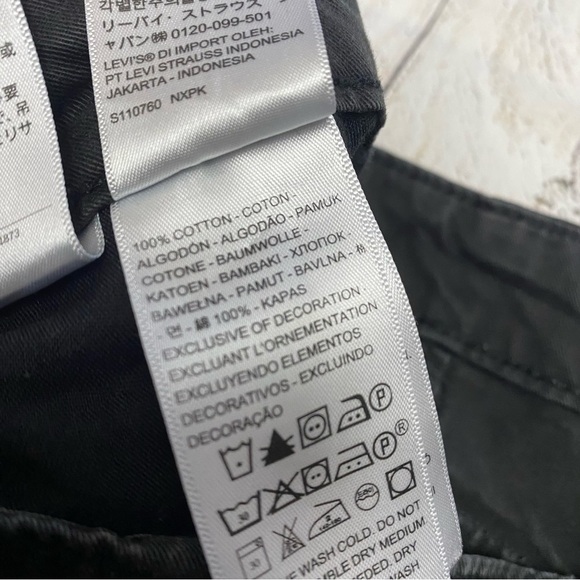 Levi's 94 Baggy Cargo Pants Charcoal/Black Women’s size 28 - Picture 11 of 12